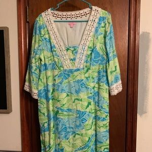Lilly Pulitzer alligator print dress.